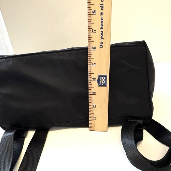 Tutilo New York Black Nylon Backpack Laptop Book Bag - Picture 11 of 12